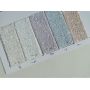 Chunky Glitter Leather Fabric With Twill Fabric Backing