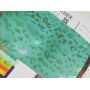 Iridescent Leopard Pattern Faux Leather Fabric