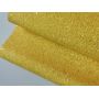 Yellow Crystal Ultra Chunky Glitter Leather Felt Backed