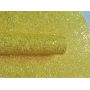 Yellow Crystal Ultra Chunky Glitter Leather Felt Backed