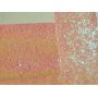 Baby Pink Chunky Glitter Leather Fabric With Felt Backing