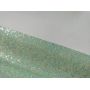 Mini Roll Green Iridescent Chunky Glitter Leather Felt Backing Crafts