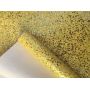 Yellow Chunky Glitter Leather With Gold Sequin For Crafts