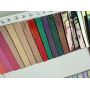 Holographic Smooth Fine Glitter Leather Fabric
