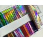 Holographic Iridescent Faux Leather Fabric