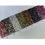 High Quality Chunky Glitter Leather Fabric