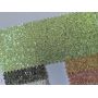 Round Sequin Chunky Glitter Leather With Twill Fabric Backing