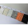Beads On Chunky Glitter Leather Fabric