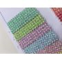 Multi-Color Diamond Pattern Glitter Leather Fabric