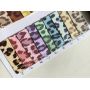 Soft Leopard Pattern Faux Leather Felt Backing
