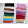 High Shine Solid Color PU Synthetic Leather Multi Color Stock 