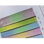 Rainbow Gradient Sparkle Glitter PU Leather Fabric