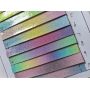 Rainbow Gradient Sparkle Glitter PU Leather Fabric
