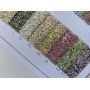 Glitter Leather Fabric With Twill Fabric Backing
