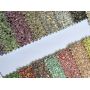 Glitter Leather Fabric With Twill Fabric Backing