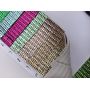 Metallic Weave Faux Leather Material DIY Crafts Accessories