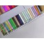 Wholesale Holographic Cross Grain Metallic PU Leather 